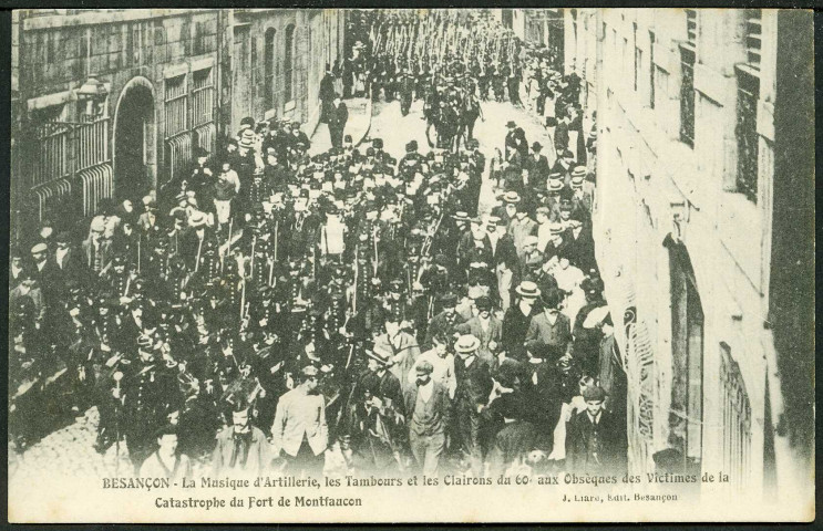 Musique d'artillerie, clairons et tambours du 60e aux obsèques