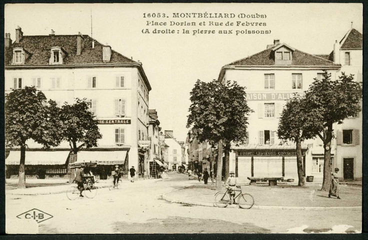 Place Dorian et rue des Febvres