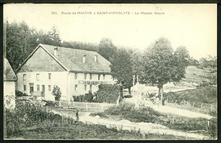 Route de Maîche à Saint-Hippolyte