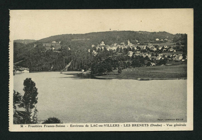 Les Brenets, frontière Franco-Suisse