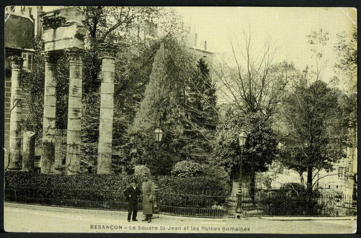 Square Saint-Jean et les ruines romaines