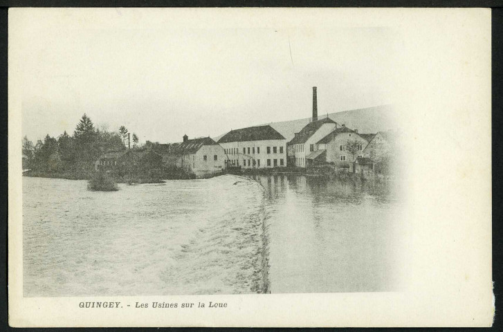 Les usines sur la Loue
