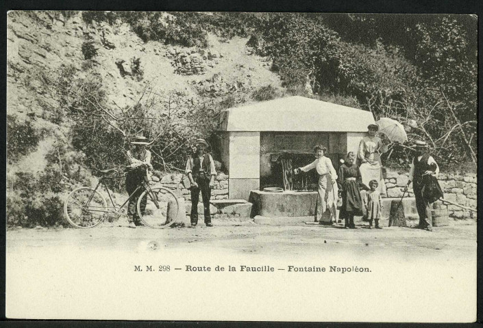 Route de la Faucille. Fontaine Napoléon