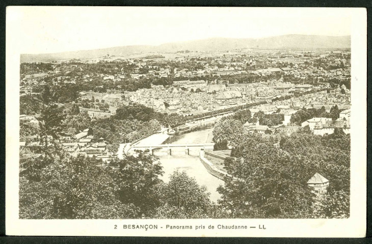 Vue générale prise de Chaudanne