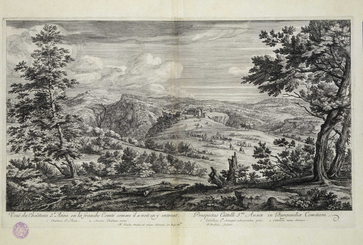 Vue du château de Sainte-Anne