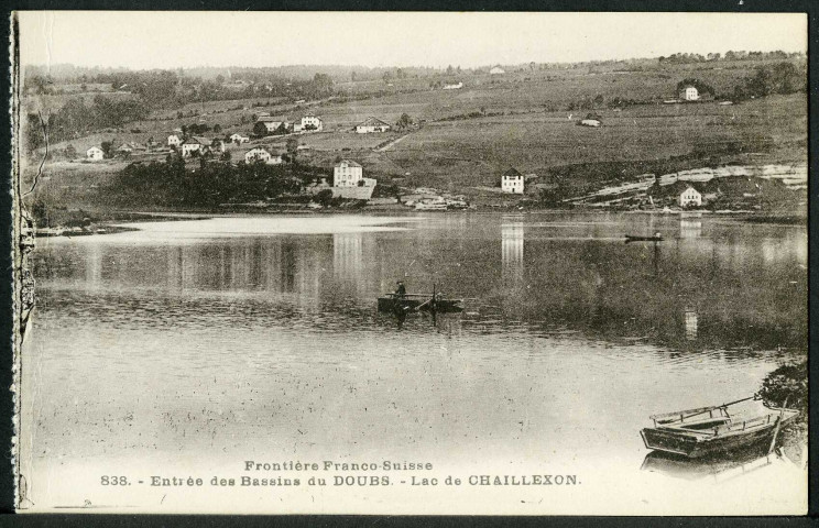 Entrée des bassins du Doubs, lac de Chaillexon