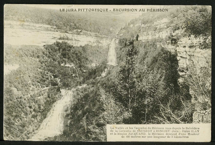 La vallée et les cascades du Hérisson
