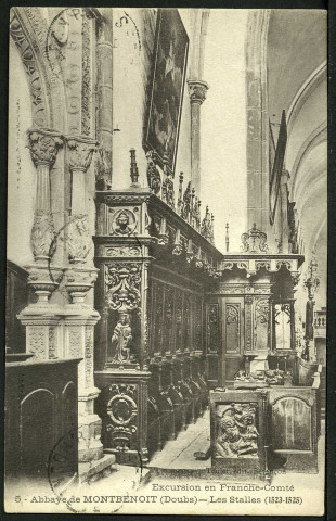 Vue des stalles