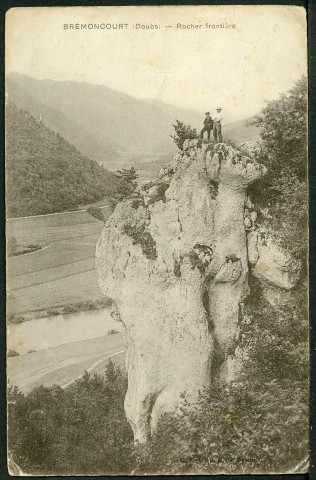 Brémoncourt. Rocher Frontière