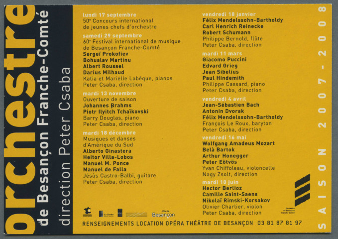 Orchestre de Besançon Franche-Comté