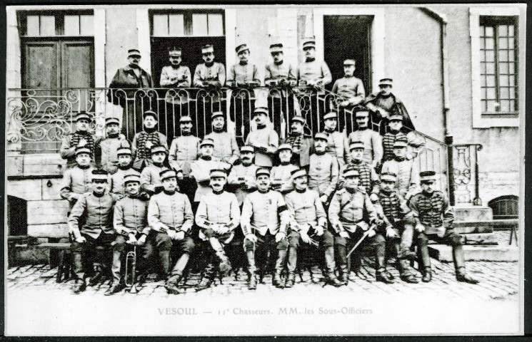 11e chasseurs, MM. les sous-officiers