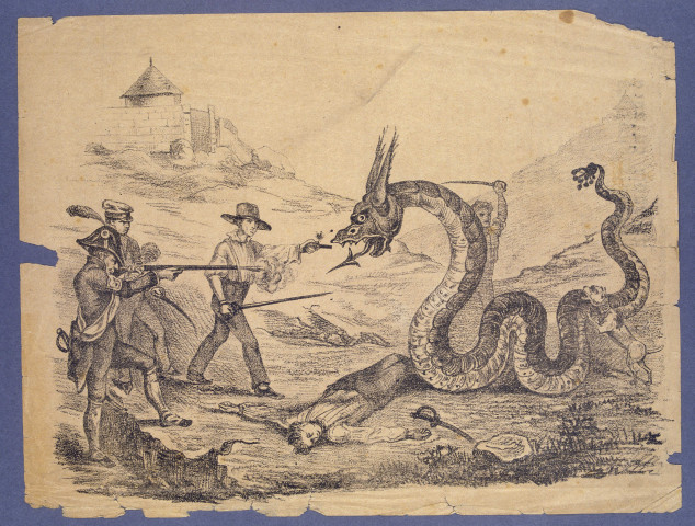 Le grand serpent de Trois Chatels