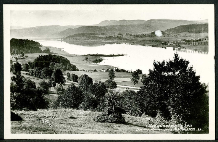 Vue générale du lac