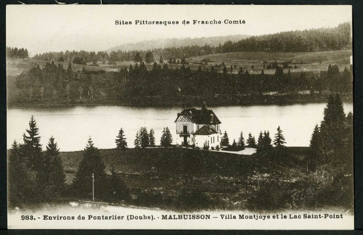 Villa Montjoye et le lac Saint-Point