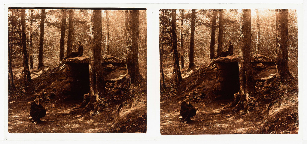 La fontaine Sainte-Agathe dans la forêt de Chailluz