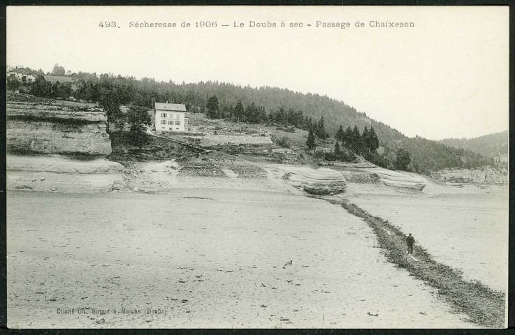 Sécheresse de 1910, le Saut du Doubs