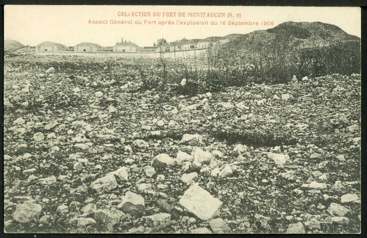 Aspect génaral du fort après l'explosion