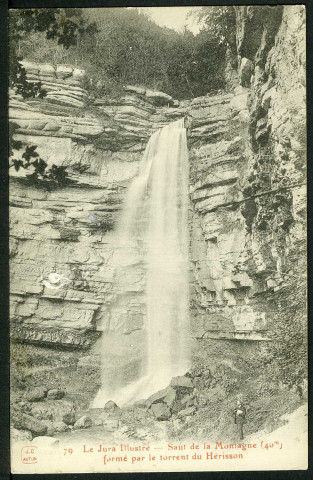 Saut de la Montagne formé par le torrent du Hérisson
