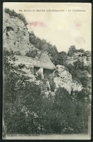 Route de Maîche, le Fondereau