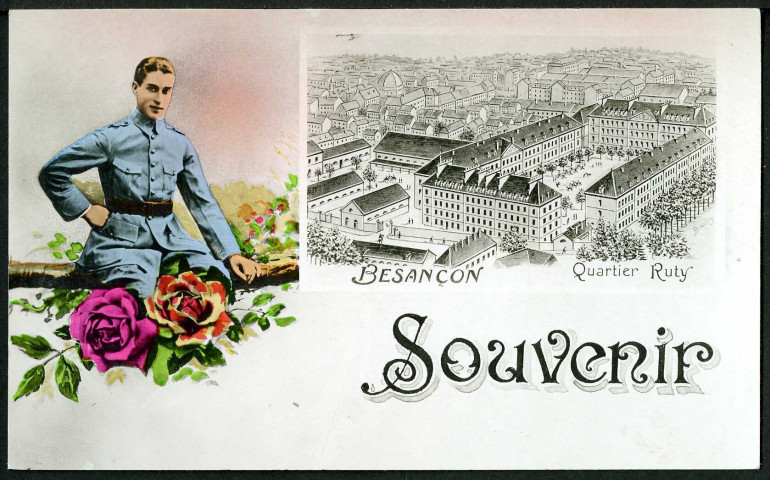 Souvenir de Besançon, le quartier Ruty
