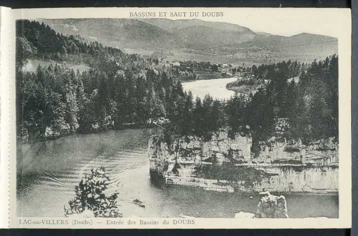 Lac-ou-Villers (Doubs). Entrée des bassins du Doubs