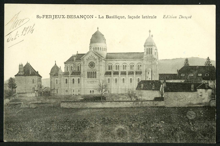 La basilique de Saint-Ferjeux, façade latérale