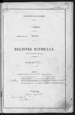 Volume 1, nos 395 à 500
