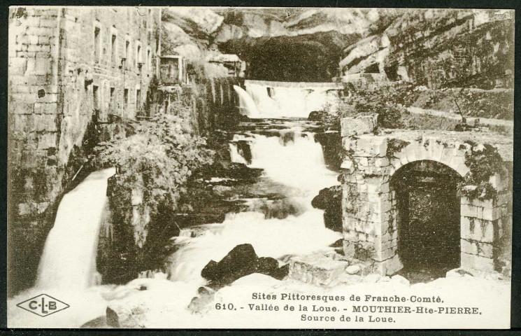 Mouthier-Haute-Pierre. Source de la Loue