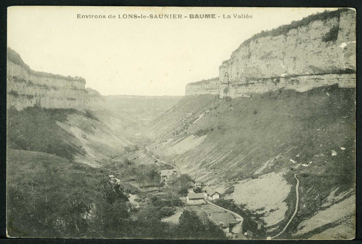 La vallée de Baume, environs de Lons