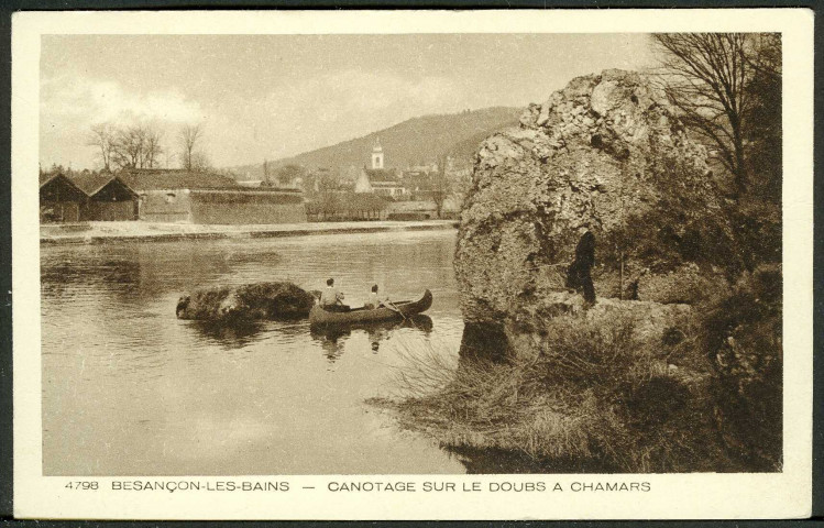 Canotage sur le Doubs à Chamars