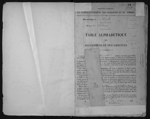 1er septembre 1881-31 décembre 1884