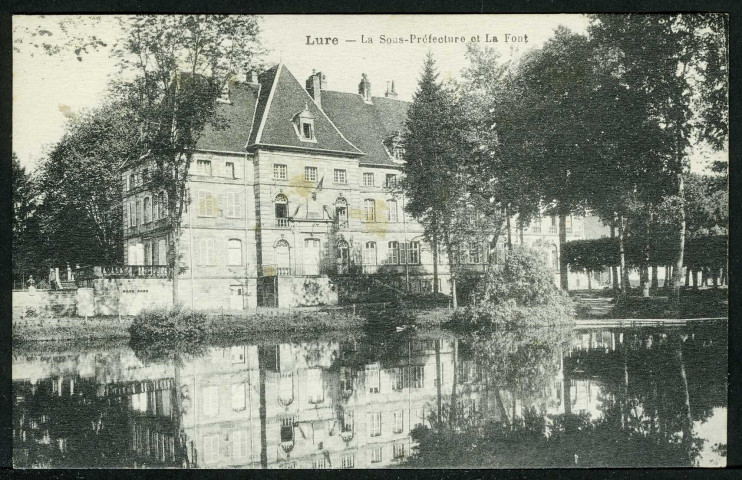 La sous-préfecture et La Font