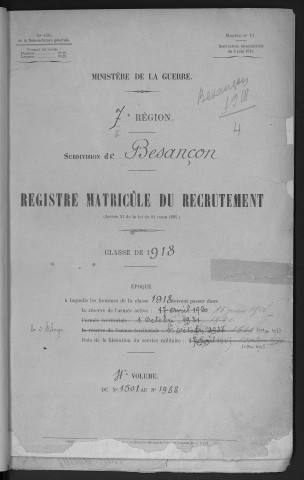 Volume 4, nos 1501 à 2000