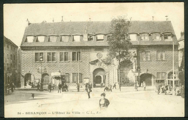 Vue de l'hôtel de ville, XVIe s.