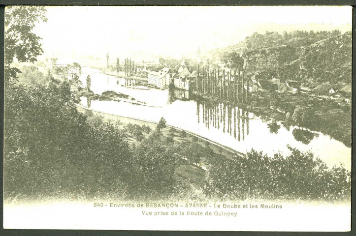 Le Doubs et les moulins