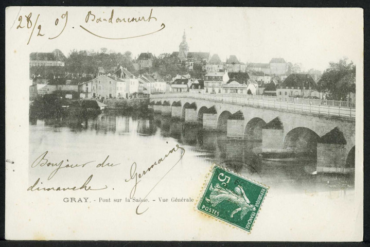 Pont sur la Saône