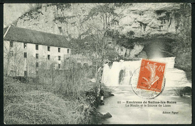 Le moulin et la source du Lison