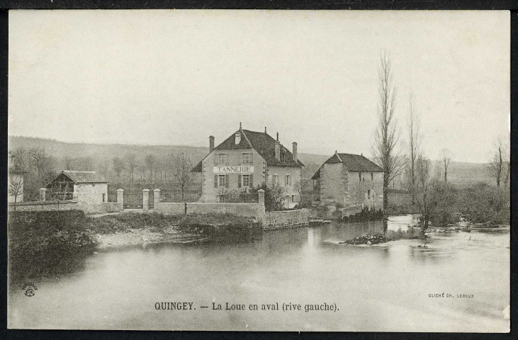 La Loue en aval, rive gauche