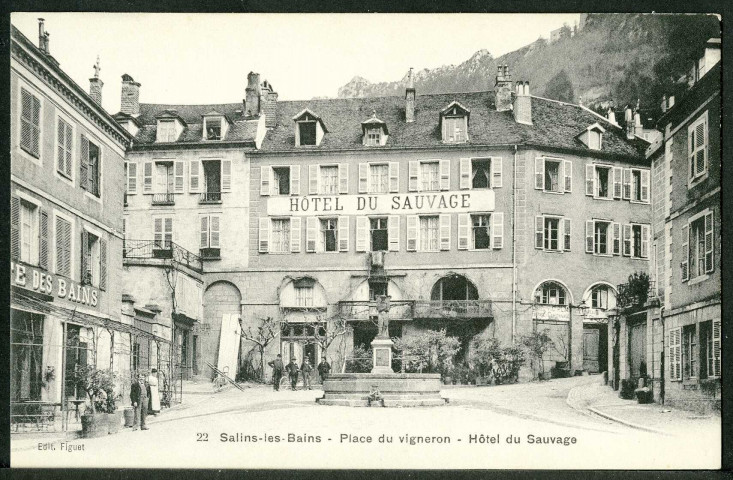 Place du Vigneron, hôtel du Sauvage