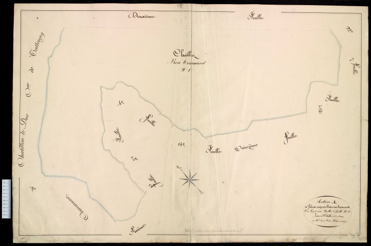 Tableau d'assemblage et section A