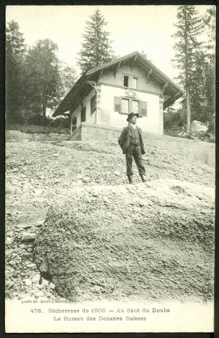 Sécheresse de 1910, le Saut du Doubs