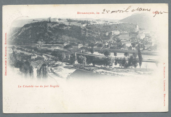 La citadelle vue du fort Bregille