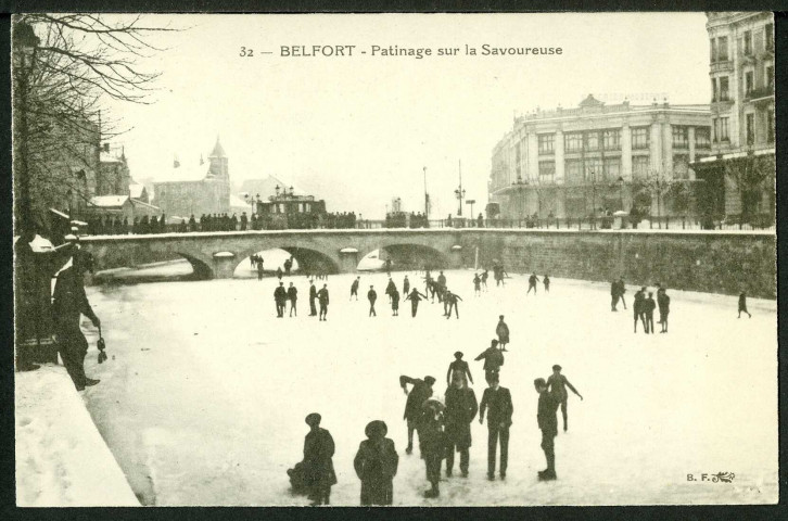 Patinage sur la Savoureuse