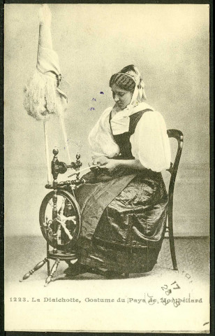 La Diaichotte, costume du pays de Montbéliard