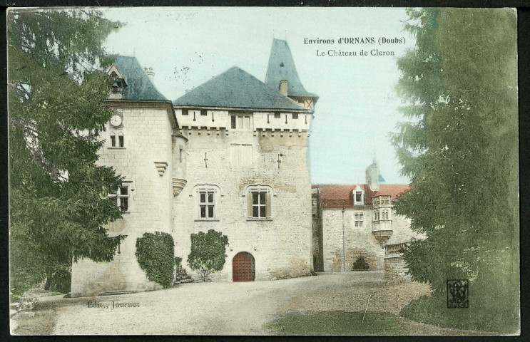 Environs d'Ornans, château de Cléron