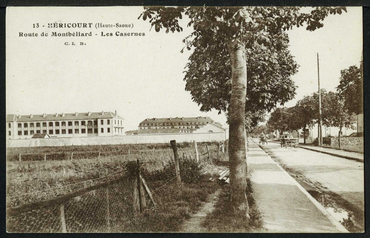 Route de Montbéliard, les casernes