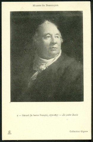 Musée, portrait du poète Ducis, par Gérard