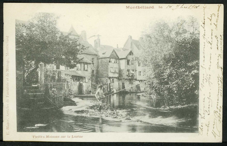 Vieilles maisons sur la Luzine