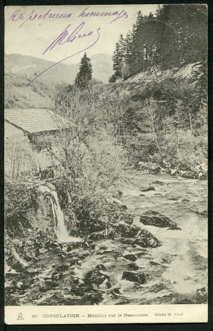 Le vieux moulin sur le Dessoubre
