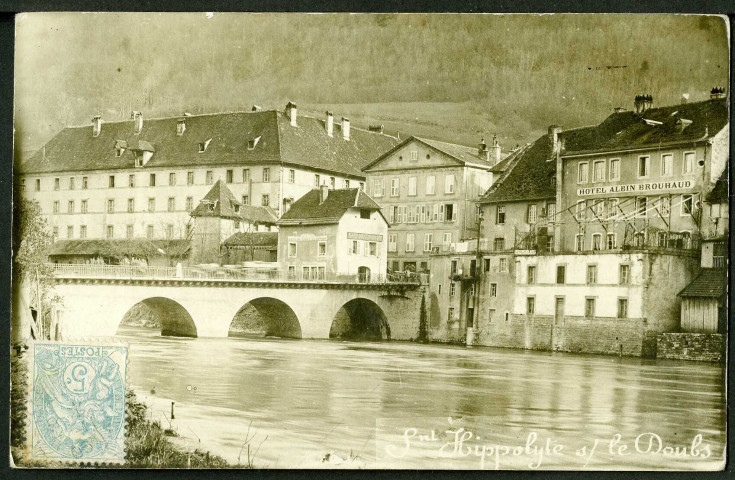 Le pont sur le Doubs